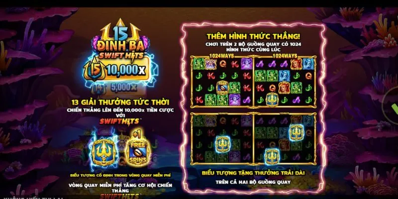 Giới thiệu chung về 15 tridents 8xbet