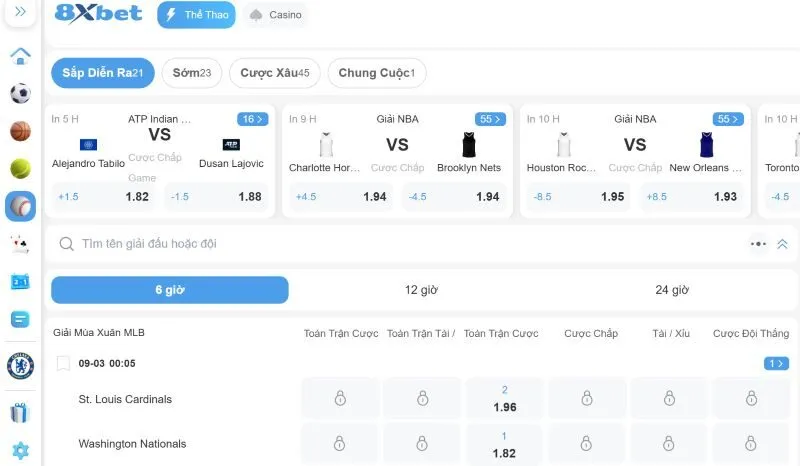 Tại sao game bóng chày 8xbet lại hot đến thế?